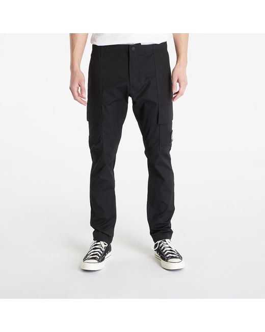 Calvin Klein Jeans Skinny Washed Cargo Woven Pants Black for Men Lyst