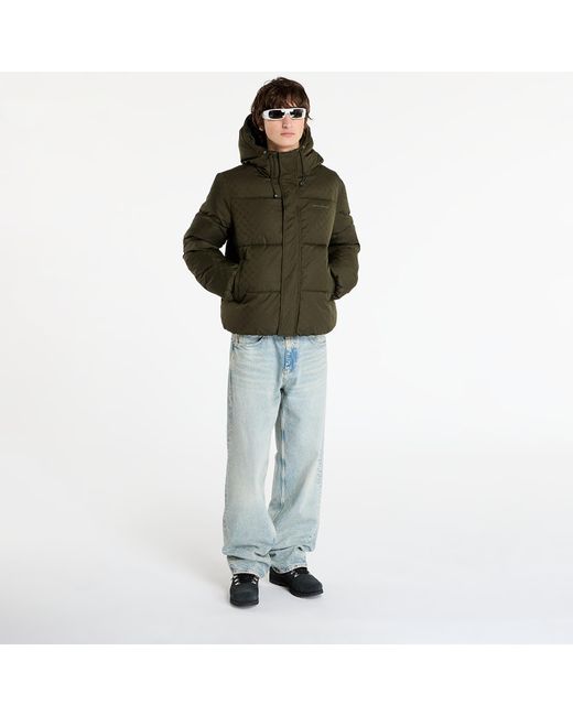 Daily Paper Green Jacket Monogram Puffer Jacket