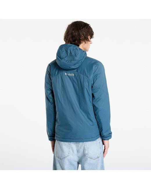 Columbia Jas Leaf Lite Hooded Jacket in het Blue voor heren