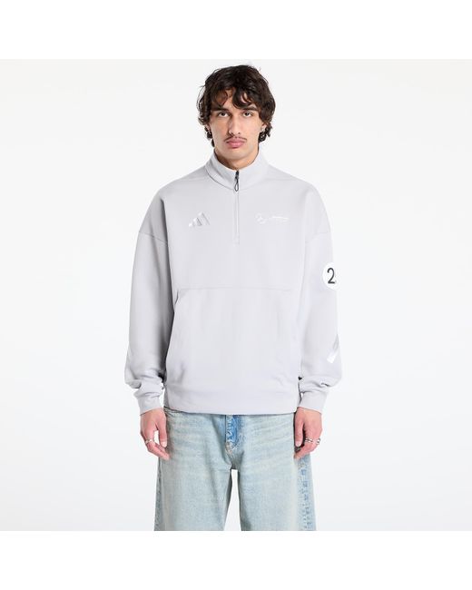 Sweatshirt adidas x mercedes silver half zip l Adidas Originals pour homme en coloris Blue
