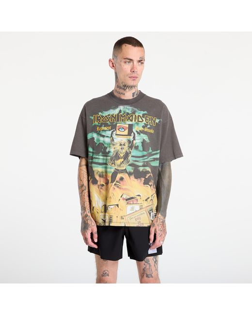 Represent T-Shirt X Iron Maiden Holy Smoke T-Shirt in Green für Herren