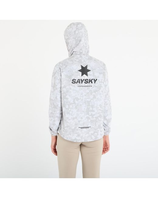 Saysky White Jacket W Camo Pace Jacket