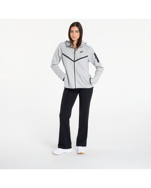 Sportswear tech fleece windrunner full-zip hoodie dk grey heather/ black l Nike en coloris Gray