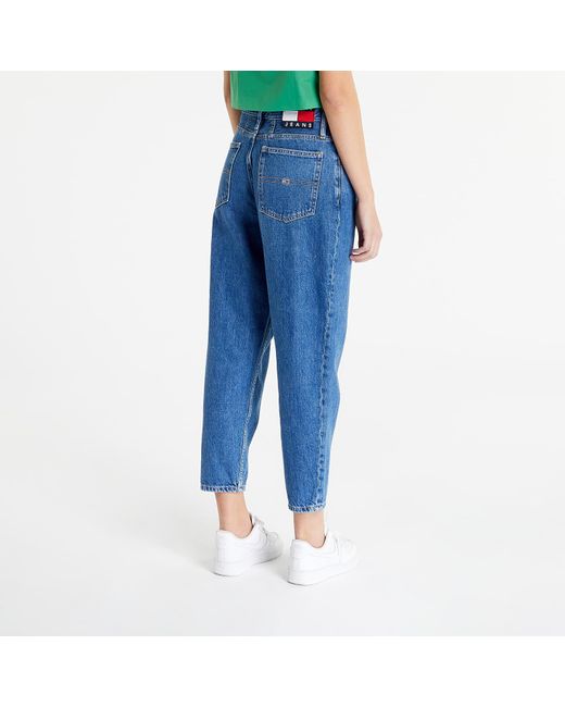 Tommy Hilfiger Mom Jeans Ultra High Rise Tapered Denim Medium in Blue | Lyst