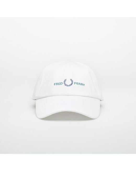 Fred Perry White Mütze Flp Twill Cap