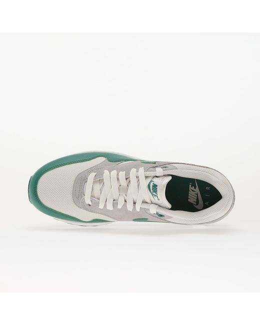 Nike Sneakers Air Max 1 Ess Platinum Tint/ Evergreen Aura-Lt Smoke Eur voor heren