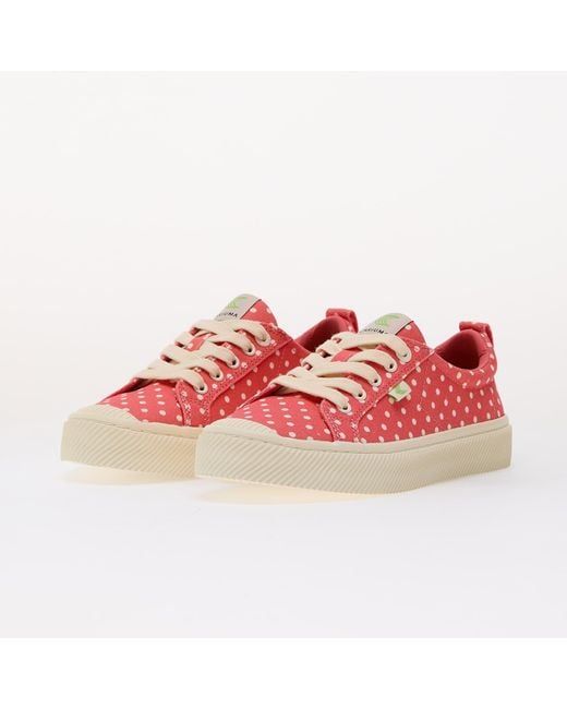 CARIUMA Red Sneakers M Oca Low Watermelon/ Polka Dots for men