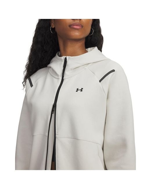 Under Armour Gray Sweatshirt Unstoppable Fleece Fz