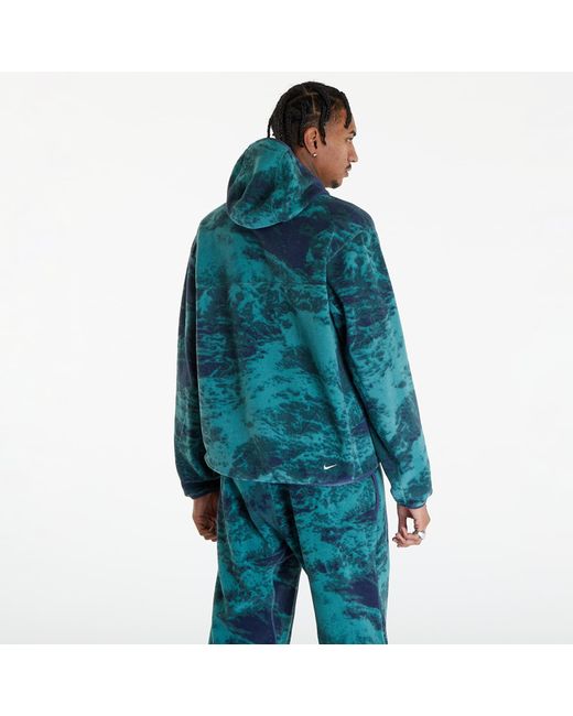 Nike Acg "wolf tree" allover print pullover hoodie bicoastal/ thunder blue/ summit white für Herren
