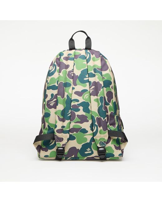 A Bathing Ape Green Abc Camo Shark Daypack