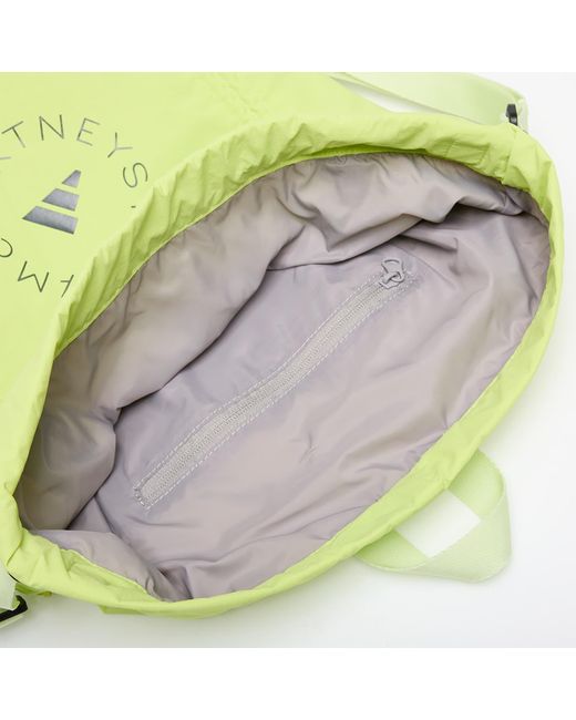 Adidas Originals Green Adidas By Stella Mccartney Gymsack Bahia Glow/ Utility
