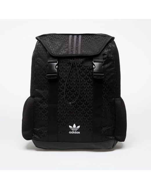 Adidas Originals Black Adidas Trefoil Monogram Jacquard Backpack