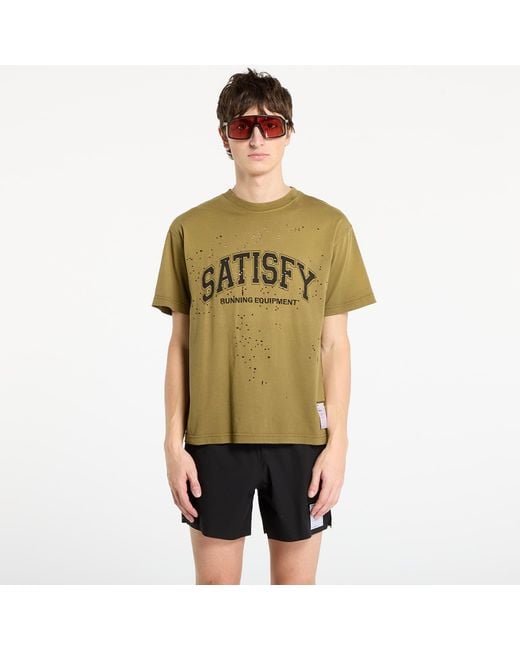 Satisfy T-Shirt Mothtech T-Shirt in het Green voor heren