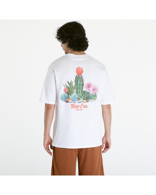 KTZ Cactus Graphic Os Tee Unisex White/ Lvr