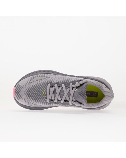 Hoka One One Gray Sneakers W Clifton 9 Gtx Skies/ Foggy Eur