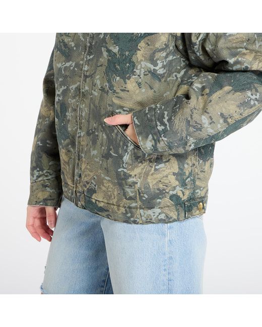 Carhartt Green Jacke Og Detroit Jacket Camo Combi/ Stone Washed