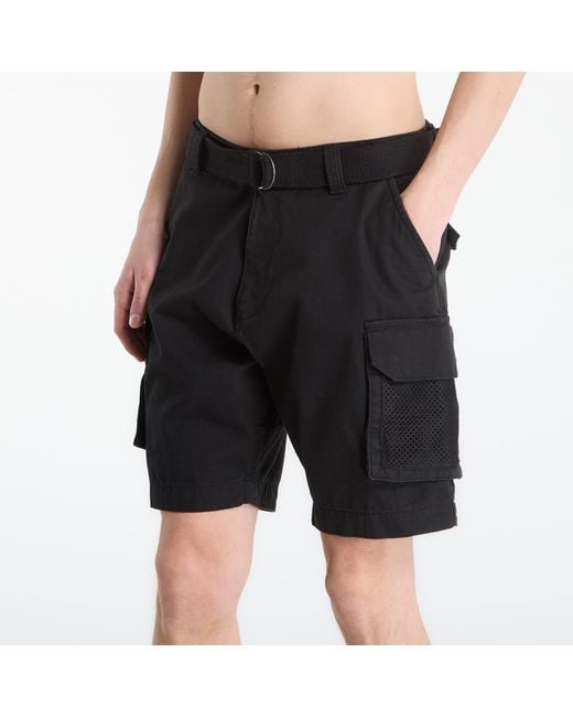 Alpha Industries Black Mesh Utility Short for men