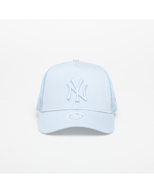 KTZ Blue Cap New York Yankees 9Forty League Essential Trucker Cap