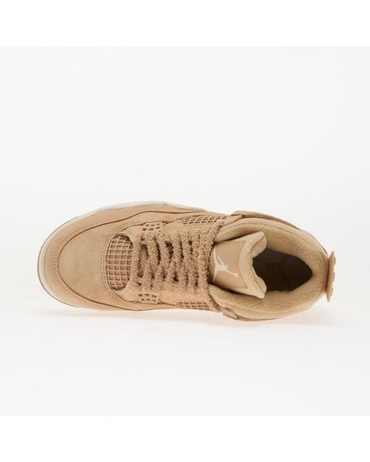 Nike Natural Sneakers Air 4 Retro "Cozy Girl" (Hv0823-200) Hemp/ Lt Orewood Brn Eur