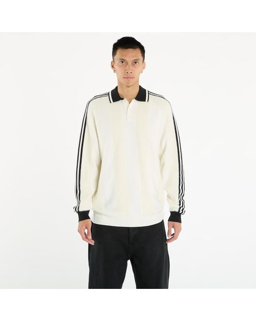 Adidas Originals White Jersey Adidas Premium Knitted Jersey Cream/ Preloved for men