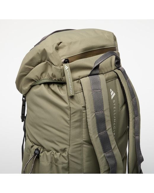 Adidas Originals Green Adidas By Stella Mccartney Backpack Legacy/ Almond Milk-Smc