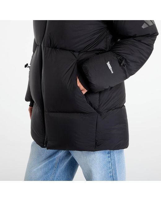 Adidas Originals Black Jacket Adidas Myshelter Climawarm Down Parka/ Collegiate