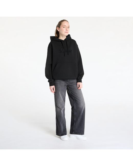 Felpa Cursive Logo Hoodie di Dime in Black