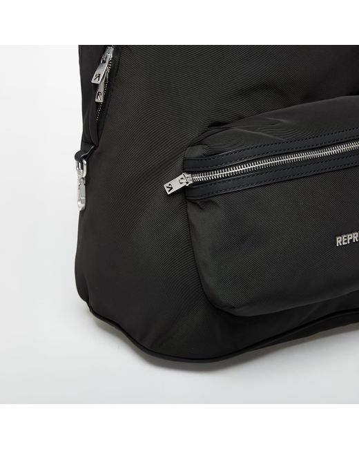 Represent Black Nylon Backpack for men