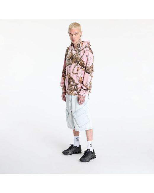 Pleasures Pink Sweatshirt Realtree Velour Hoodie for men