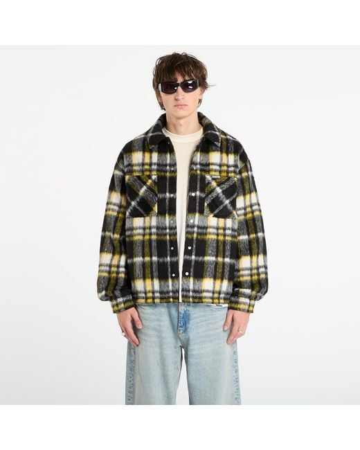 Represent Jas Textured Overshirt in het Green voor heren