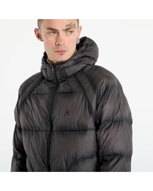 Represent Jacket Translucent Hooded Puffer in Gray for Men | Lyst