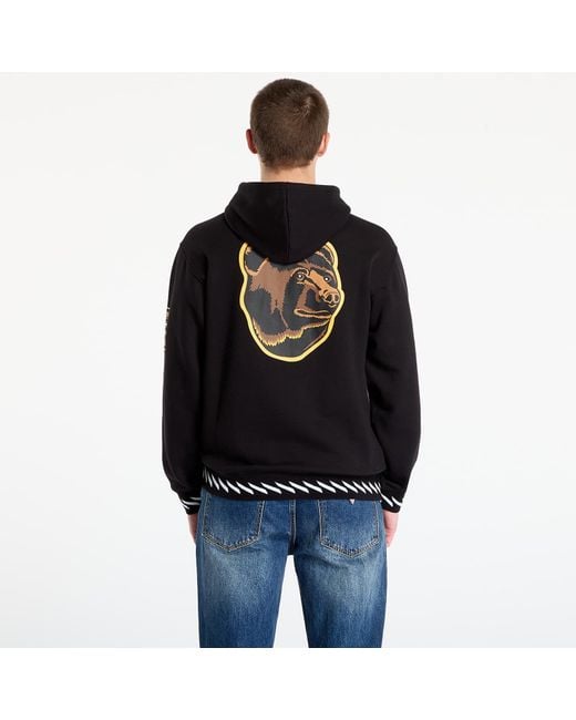 Mitchell & Ness Black Sweatshirt Nhl Playmaker Fleece Hoodie Vintage Logo Ducks for men