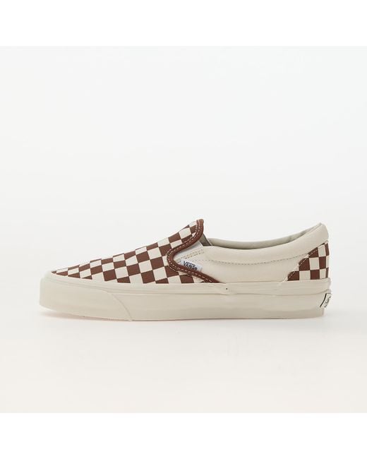 Vans Sneakers Slip-on Reissue 98 Lx Checkerboard Eur 37 in het Natural