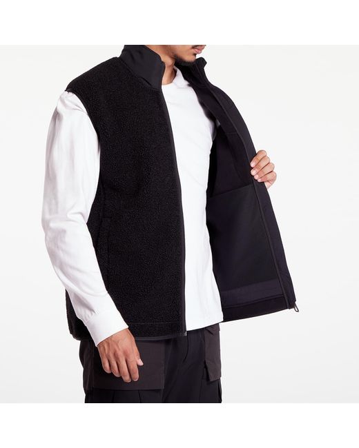 Gilet Adida Terrex Xploric High Pile Fleece Vet di Adidas Originals in Black da Uomo