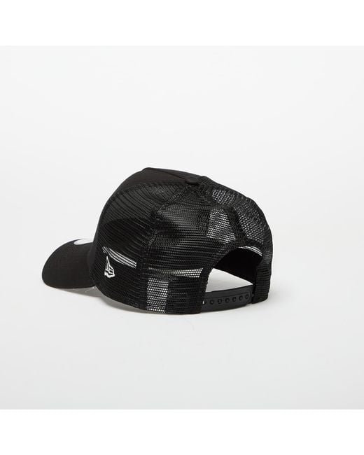 KTZ Black Mütze New York 9Forty Aframe Essential Patch Trucker Cap