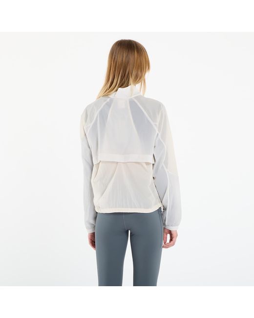 New Balance White Jacket Better Run Water Resistant Jacket