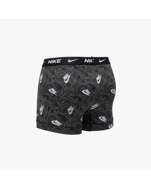 Nike Dri-Fit Everyday Cotton Stretch Trunk 3-Pack in het Multicolor voor heren