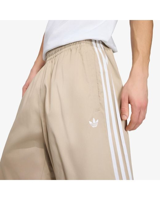 Mens Short In Twill Di Cotone Adicolor Sst di Adidas Originals in Natural da Uomo