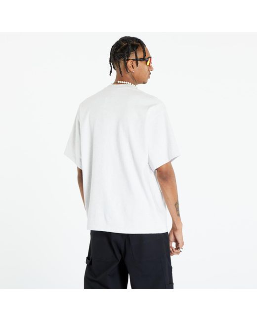 Solo swoosh short-sleeve heavyweight top birch heather/ white Nike pour homme