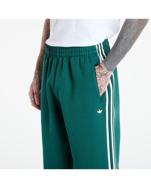 Adidas Originals Sweatbroeken Adidas Classic Tipped Stripes Track Tracksuit Bottoms in het Green voor heren