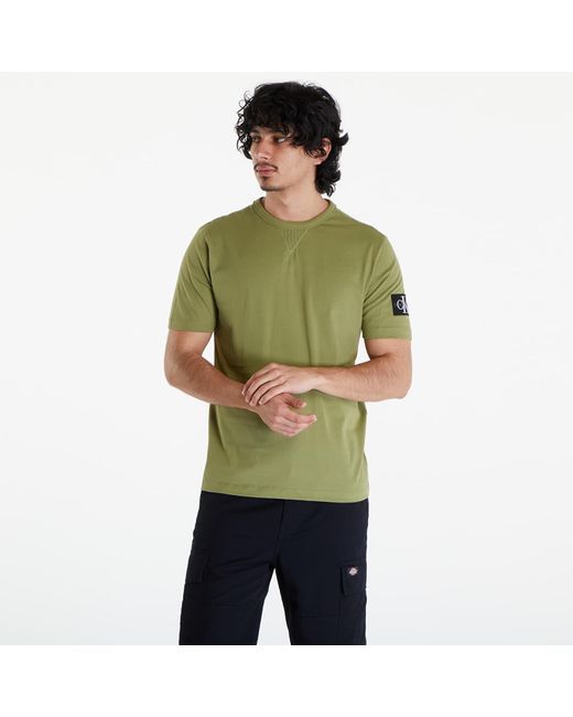 Calvin Klein Green Jeans Cotton Badge T-shirt for men