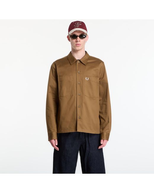 Fred Perry Natural Jacket Twill Overshirt for men