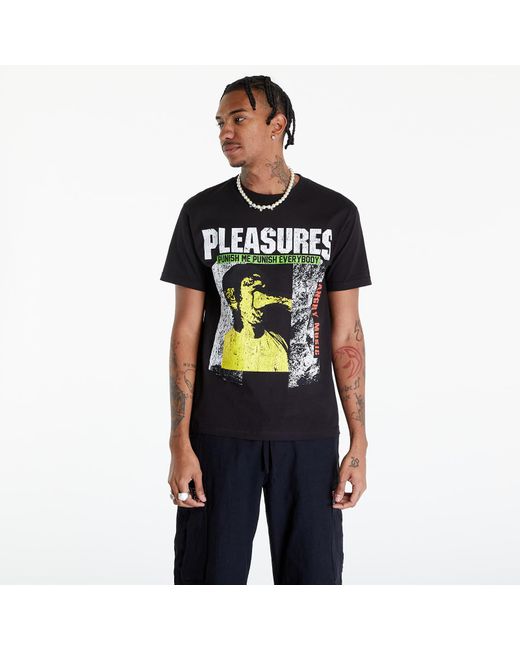 Pleasures Black Punish T-Shirt for men