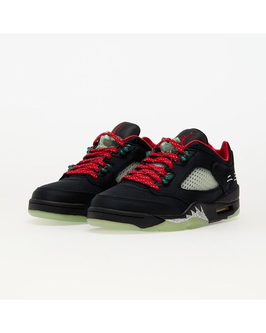 Sneakers Air 5 Retro Low Sp/ Classic Jade-Fire Eur di Nike in Black da Uomo