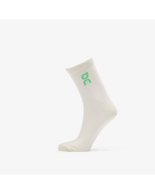 Logo sock high 3-pack desert/ wash m On Shoes en coloris White