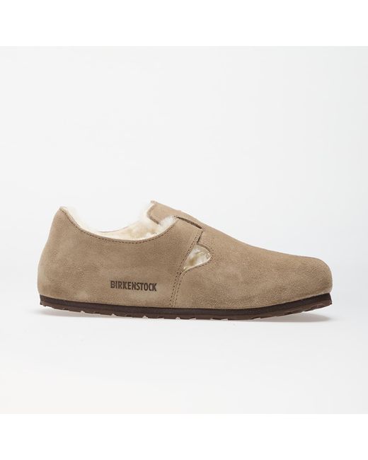 Birkenstock Natural Sneakers London Shearling Suede Leather