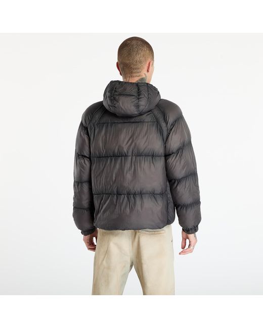 Represent Gray Jacket Translucent Hooded Puffer for men