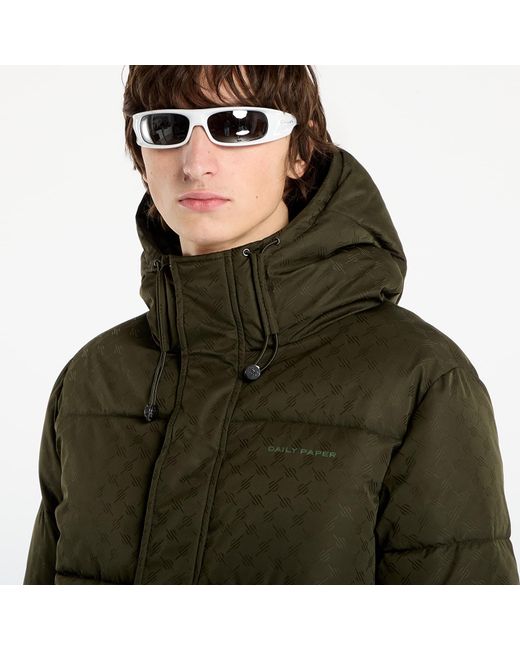 Daily Paper Green Jacket Monogram Puffer Jacket