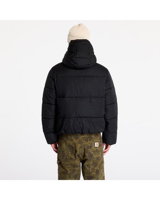 Daily Paper Black Jacket Monogram Puffer Jacket for men
