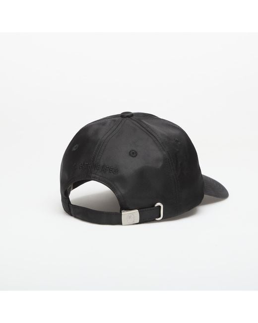 A Bathing Ape Pet One Point Panel Cap in het Black